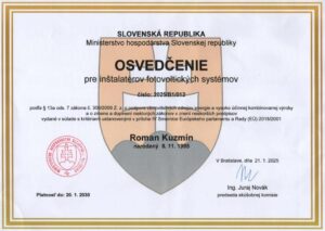 Bezpečná fotovoltika a elektroinštalácie v Prievidzi a okolí